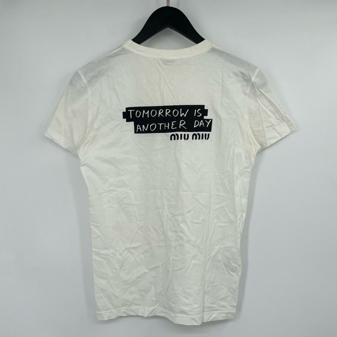 Miu Miu Miu Miu Yellow T-Shirt XS Women Size M / US 6-8 / IT 42-44 - 2 Thumbnail