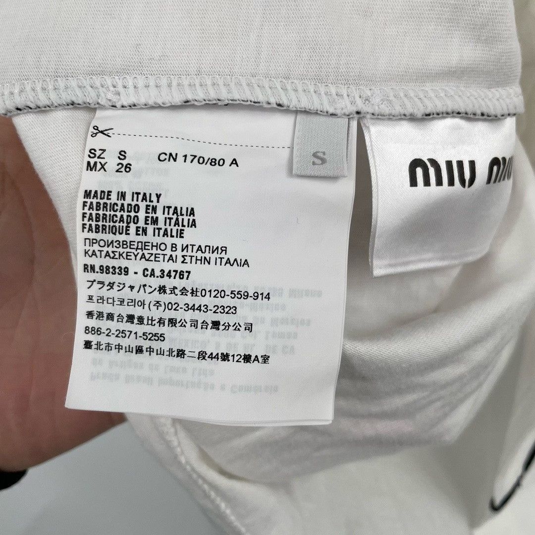 Miu Miu Miu Miu T-Shirt S Women Size M / US 6-8 / IT 42-44 - 5 Thumbnail