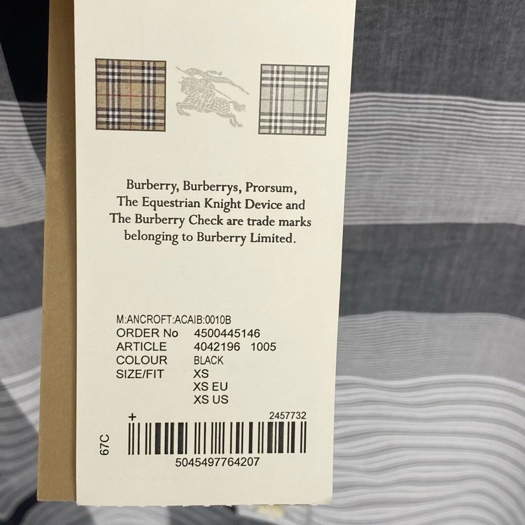 Burberry Burberry Gray Item XS Men Size US XS / EU 42 / 0 - 6 Thumbnail