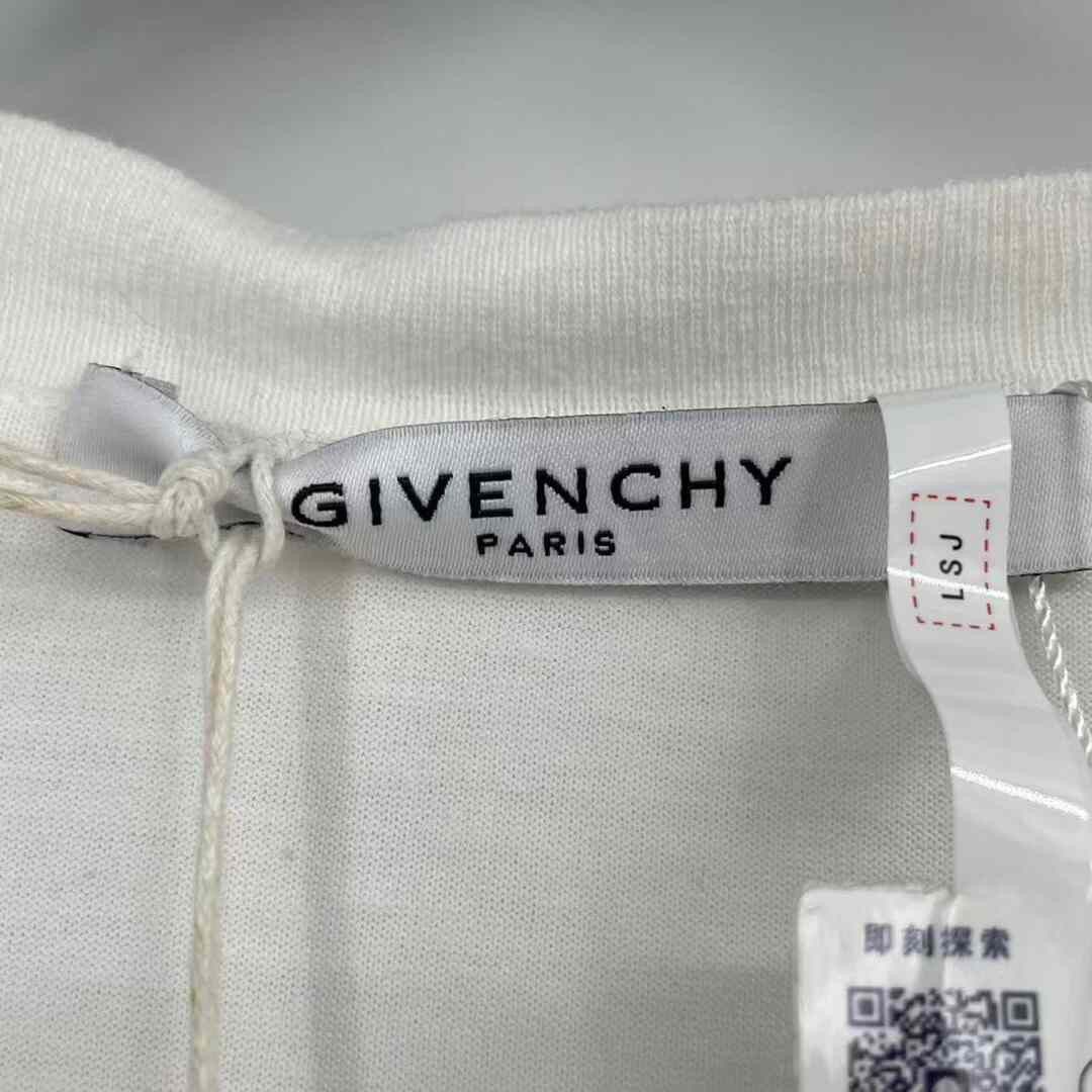 Givenchy Givenchy White T-Shirt L Men Size US L / EU 52-54 / 3 - 3 Thumbnail