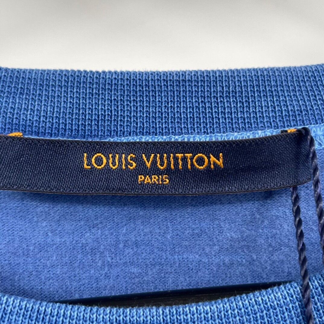 Louis Vuitton Louis Vuitton Blue T-Shirt M Men Size US M / EU 48-50 / 2 - 3 Thumbnail