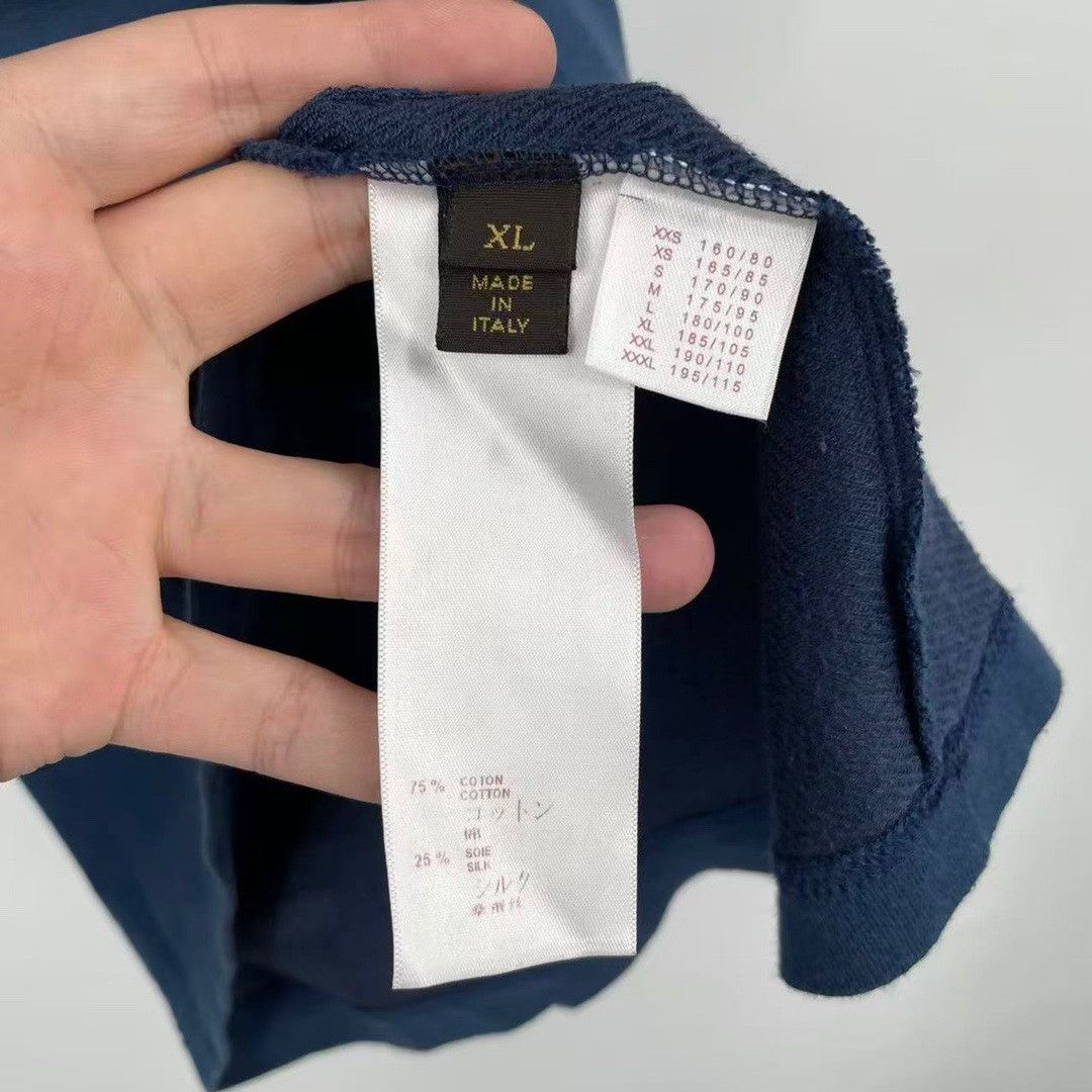 Louis Vuitton Louis Vuitton Blue T-Shirt XL Men Size US XL / EU 56 / 4 - 4 Thumbnail