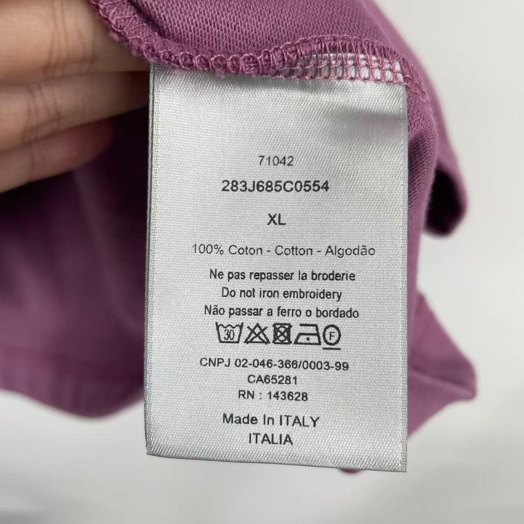 Dior Dior Purple T-Shirt XL Men Size US XL / EU 56 / 4 - 6 Thumbnail