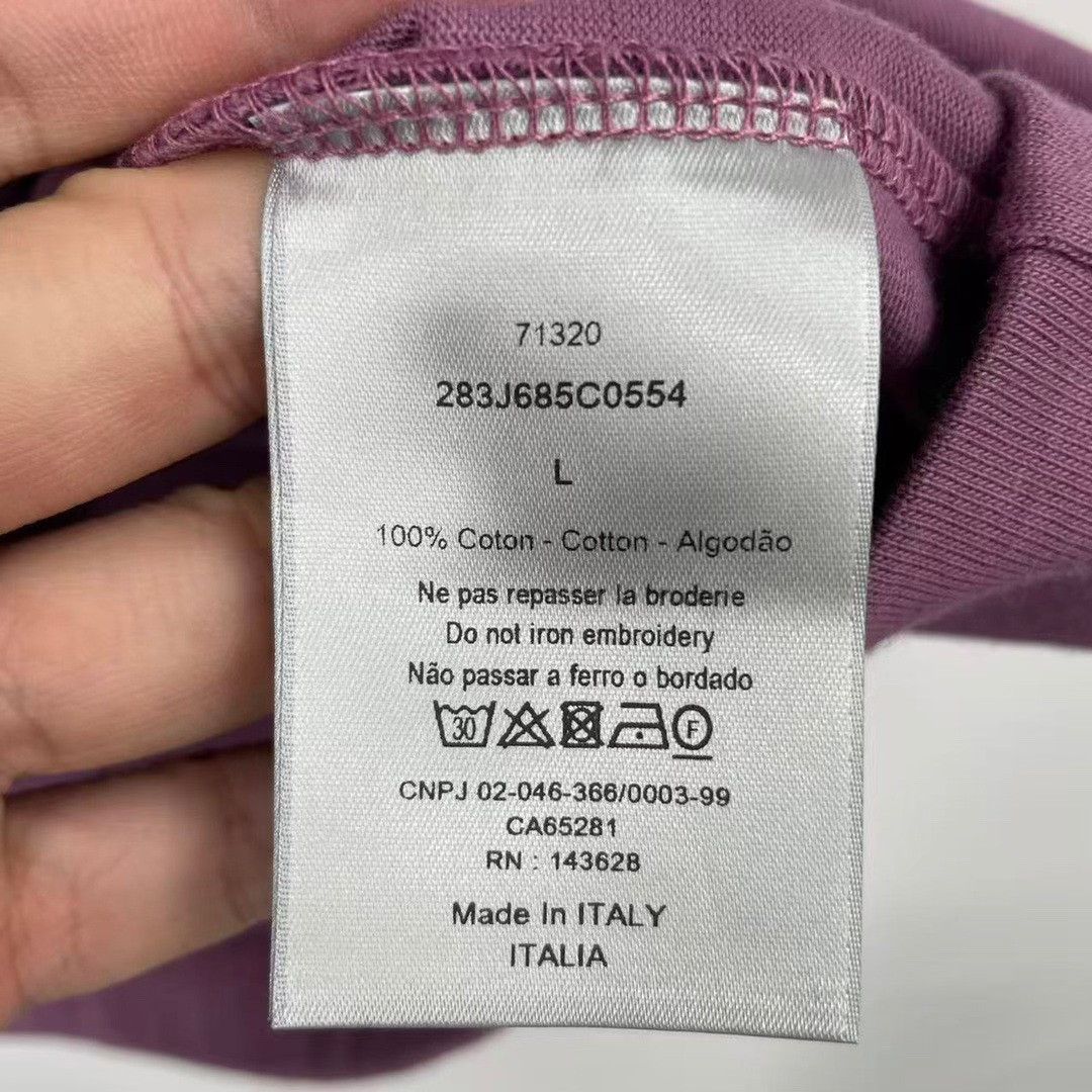 Dior Dior Purple T-Shirt XL Men Size US XL / EU 56 / 4 - 5 Thumbnail