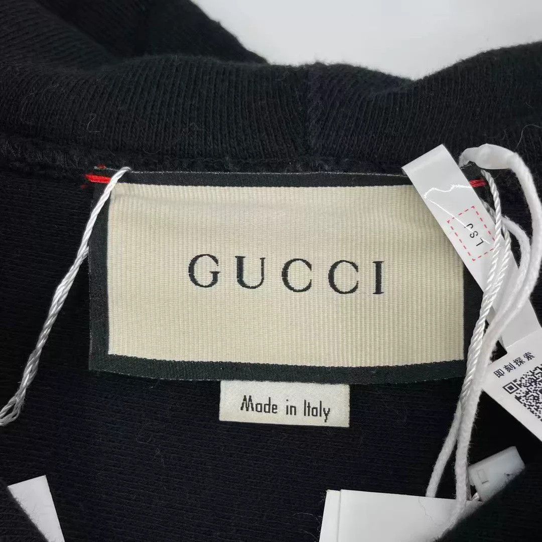 Gucci Gucci Black Hoodie L Men Size US L / EU 52-54 / 3 - 3 Thumbnail
