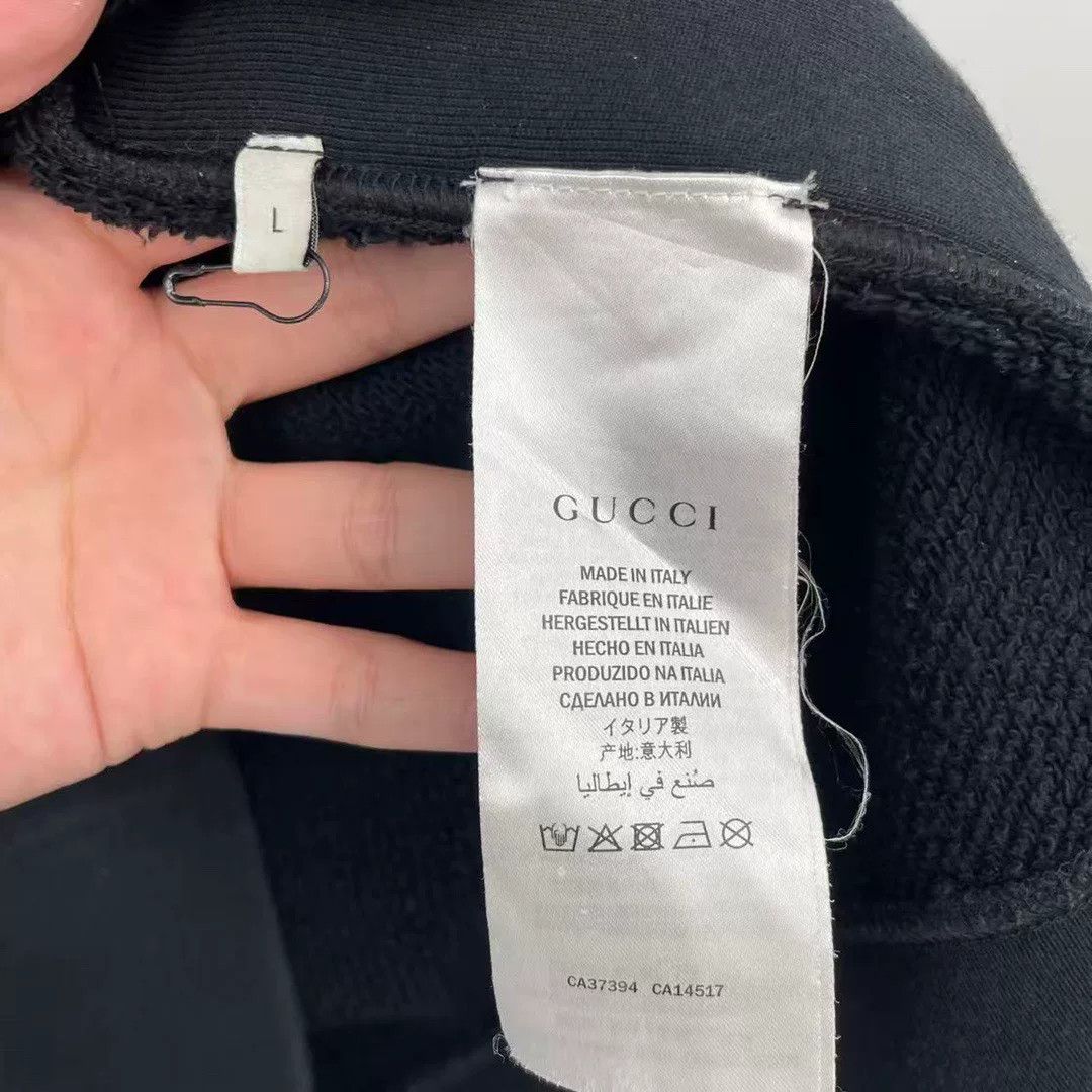 Gucci Gucci Black Hoodie L Men Size US L / EU 52-54 / 3 - 4 Thumbnail