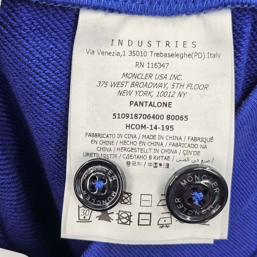 Moncler Moncler Blue Casual Pants XS Men Size US 28 / EU 44 - 4 Thumbnail