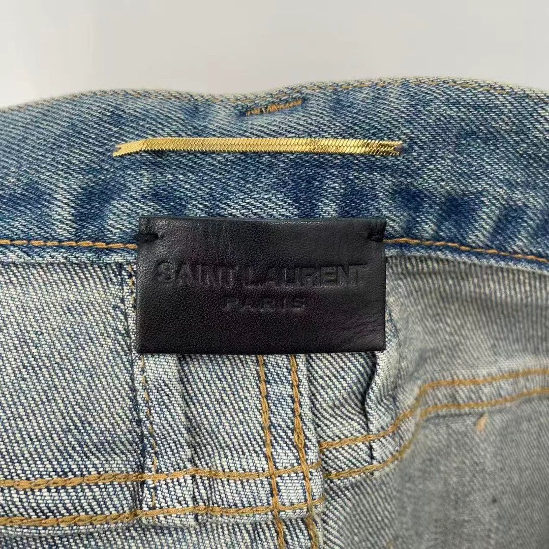 Saint Laurent Paris Saint Laurent Paris Denim Jeans 25 Men Size US 32 / EU 48 - 3 Thumbnail