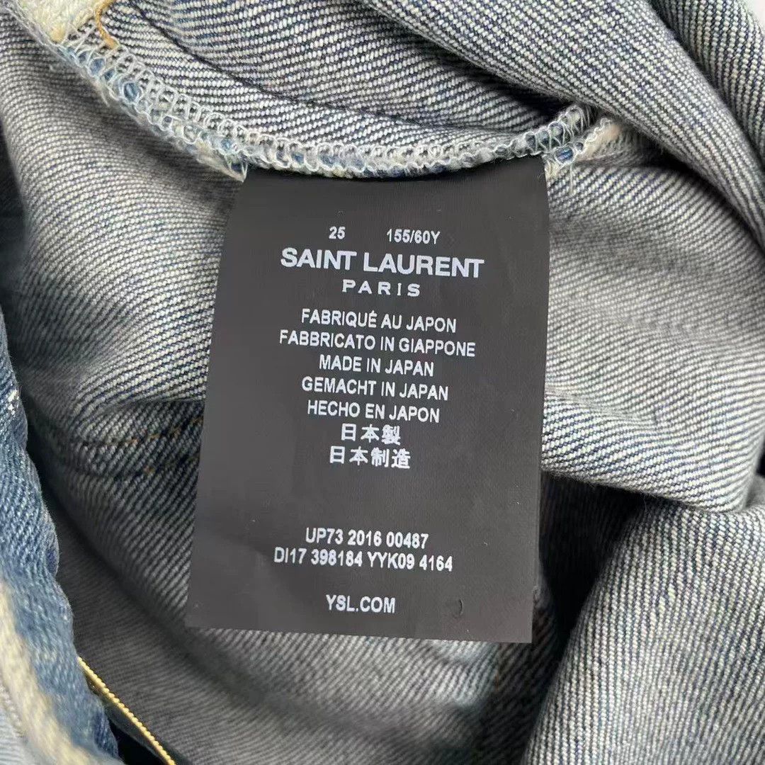 Saint Laurent Paris Saint Laurent Paris Denim Jeans 25 Men Size US 32 / EU 48 - 4 Thumbnail