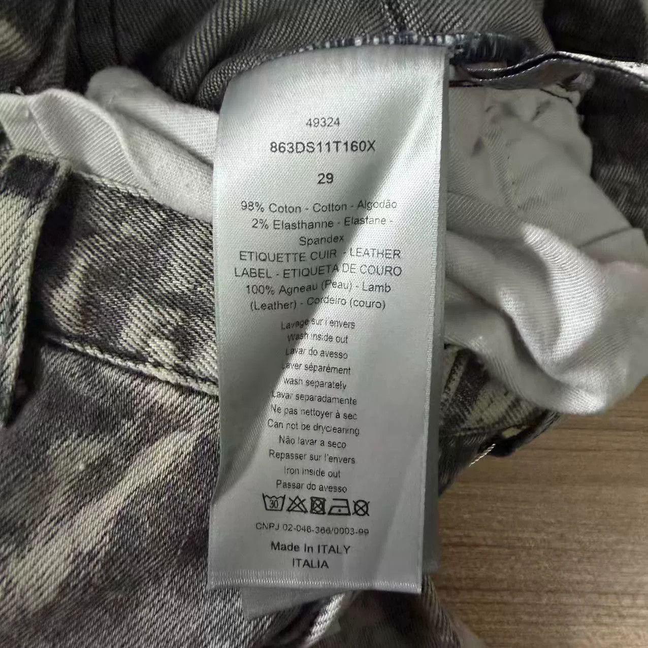 Dior Dior Denim Jeans 29 Men Size US 29 - 7 Thumbnail