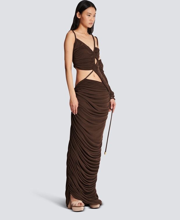 Balmain Maxi-dress Size XS / US 0-2 / IT 36-38 - 5 Thumbnail