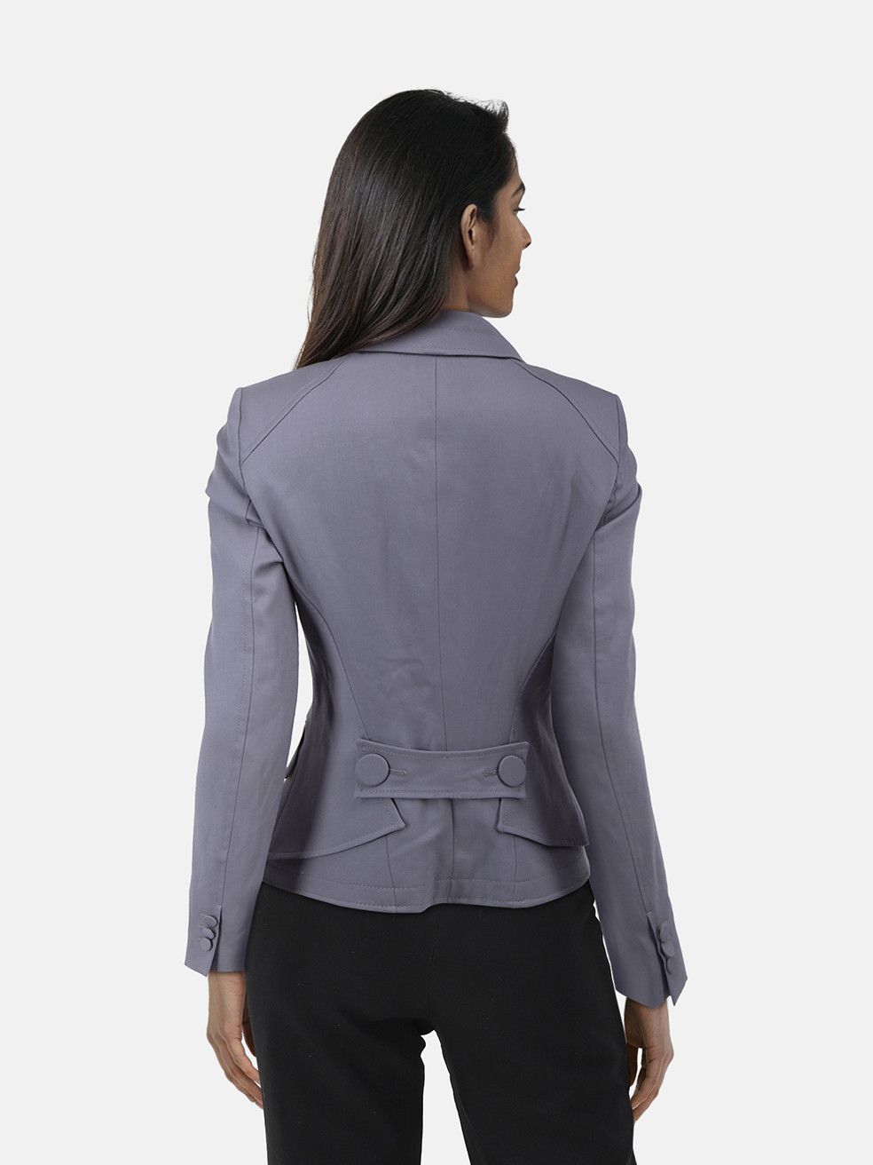 John Galliano Purple Wool Double Breast Blazer Size M / US 6-8 / IT 42-44 - 2 Thumbnail