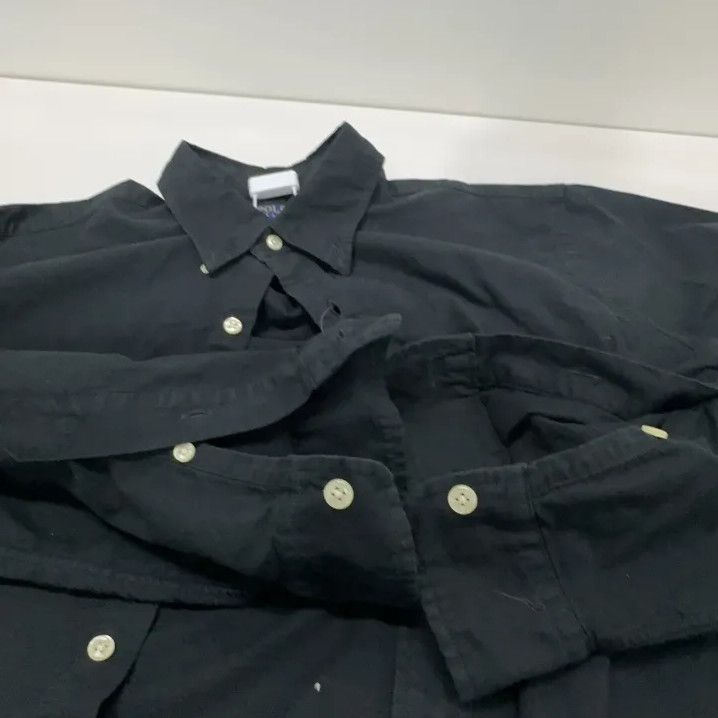 Polo Ralph Lauren Polo Ralph Lauren Men's Black Oxford Button Shirt Size US XL / EU 56 / 4 - 10 Thumbnail