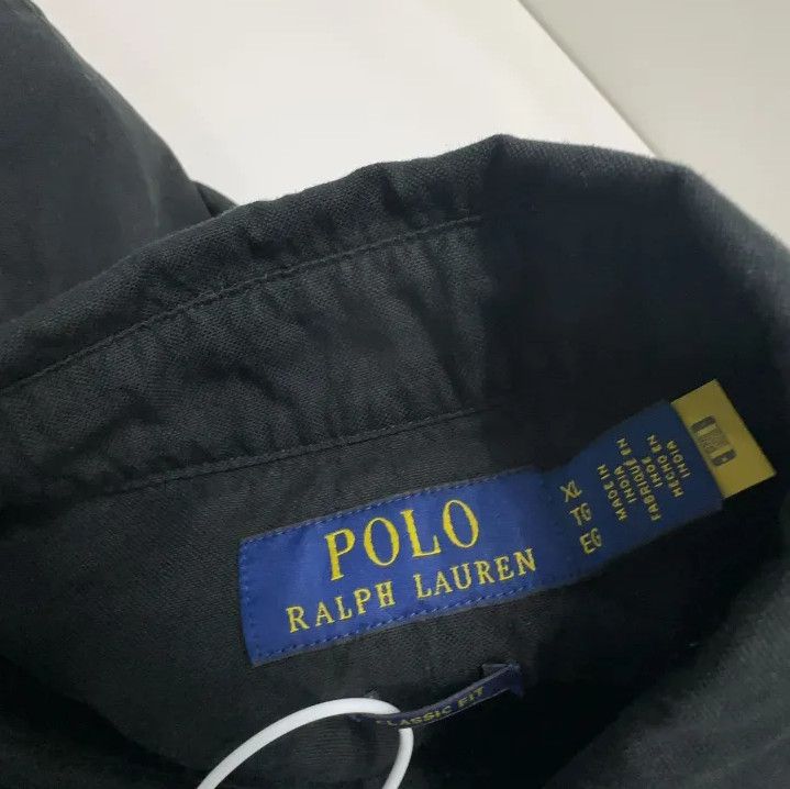 Polo Ralph Lauren Polo Ralph Lauren Men's Black Oxford Button Shirt Size US XL / EU 56 / 4 - 5 Thumbnail