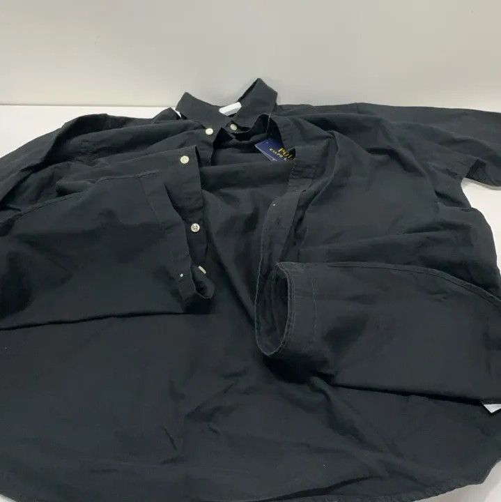 Polo Ralph Lauren Polo Ralph Lauren Men's Black Oxford Button Shirt Size US XL / EU 56 / 4 - 9 Thumbnail