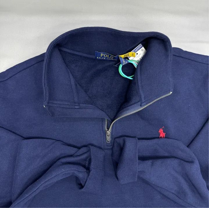 Polo Ralph Lauren Polo Ralph Lauren Logo Half-Zip Long-Sleeve Sweatshirt Size US XL / EU 56 / 4 - 5 Thumbnail