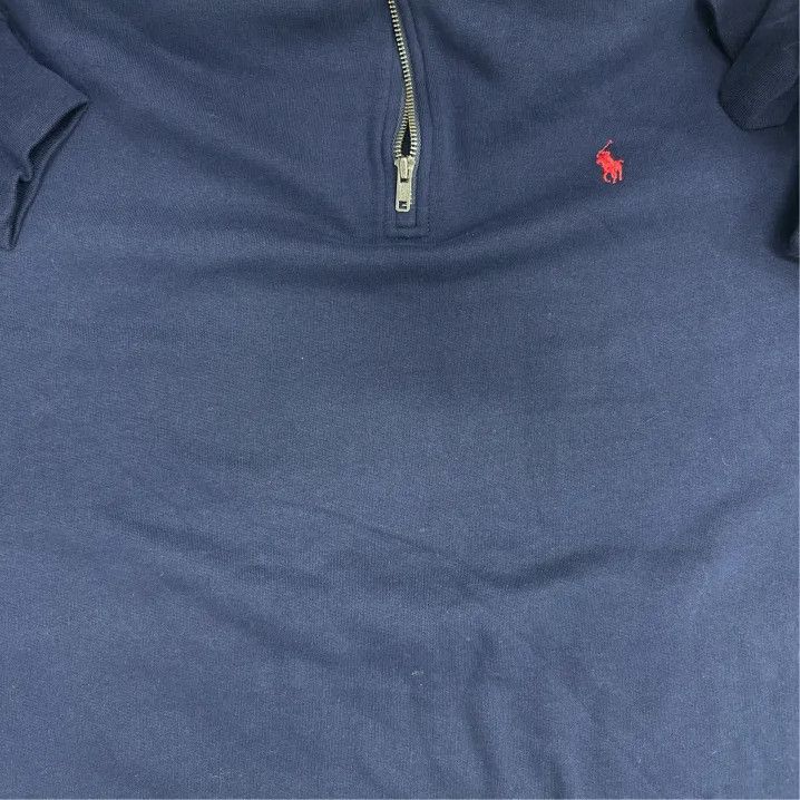 Polo Ralph Lauren Polo Ralph Lauren Logo Half-Zip Long-Sleeve Sweatshirt Size US XL / EU 56 / 4 - 7 Thumbnail