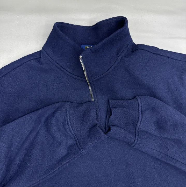 Polo Ralph Lauren Polo Ralph Lauren Logo Half-Zip Long-Sleeve Sweatshirt Size US XL / EU 56 / 4 - 6 Thumbnail
