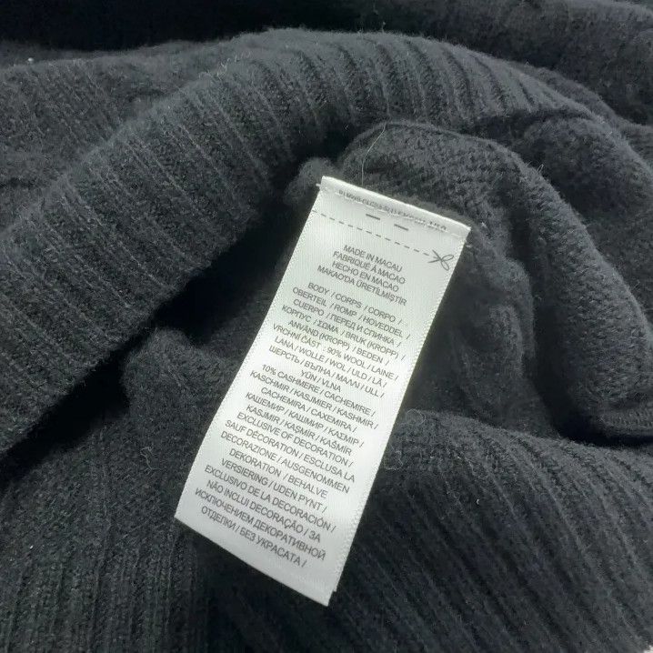Polo Ralph Lauren Polo Ralph Lauren Solid Logo Cable-Knit Wool Sweater Size US XL / EU 56 / 4 - 4 Thumbnail