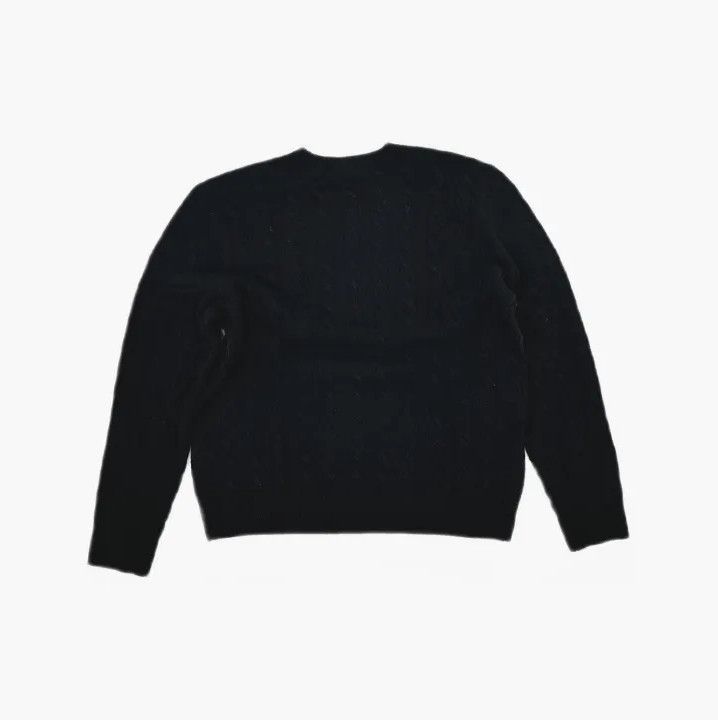 Polo Ralph Lauren Polo Ralph Lauren Solid Logo Cable-Knit Wool Sweater Size US XL / EU 56 / 4 - 3 Thumbnail
