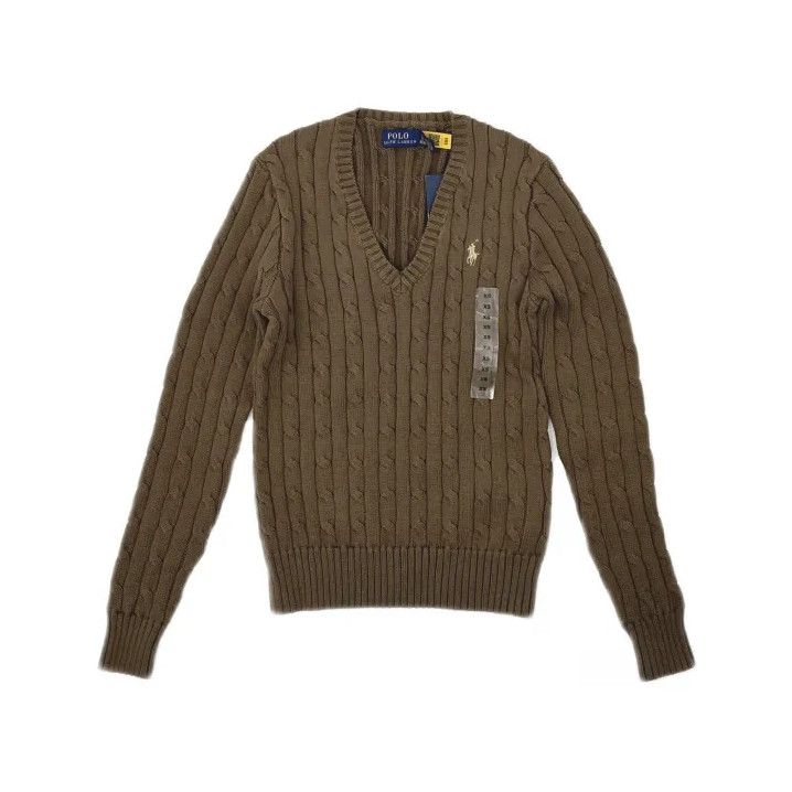 Polo Ralph Lauren Polo Ralph Lauren Pony Embroidered V-Neck Sweater Size US XS / EU 42 / 0 - 2 Thumbnail