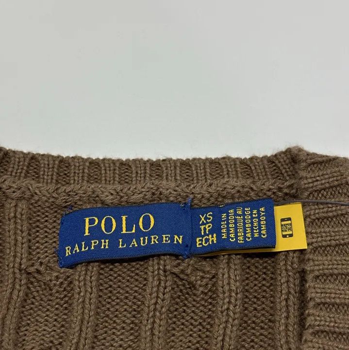 Polo Ralph Lauren Polo Ralph Lauren Pony Embroidered V-Neck Sweater Size US XS / EU 42 / 0 - 4 Thumbnail