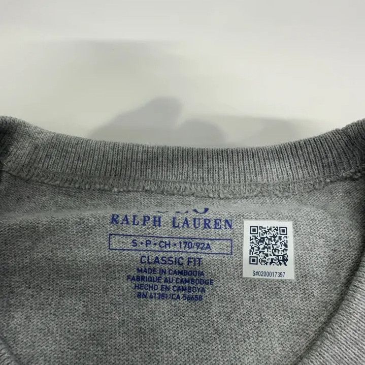Polo Ralph Lauren Polo Ralph Lauren Gray Pony Embroidered Long-Sleeve T-Shirt Size US S / EU 44-46 / 1 - 5 Thumbnail