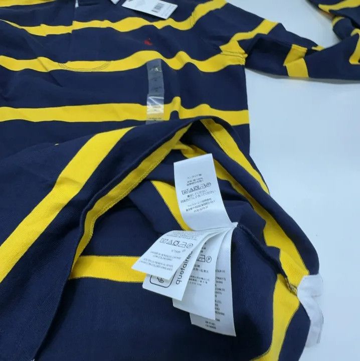 Polo Ralph Lauren Polo Ralph Lauren Striped Collar Long Sleeve T-Shirt Size US M / EU 48-50 / 2 - 4 Thumbnail