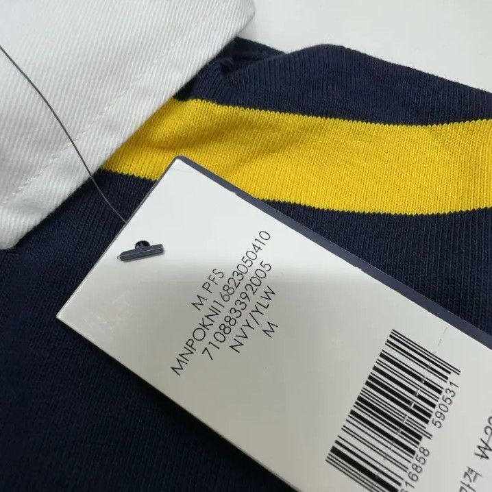 Polo Ralph Lauren Polo Ralph Lauren Striped Collar Long Sleeve T-Shirt Size US M / EU 48-50 / 2 - 5 Thumbnail