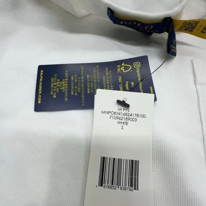 Polo Ralph Lauren Polo Ralph Lauren White Long-Sleeve T-Shirt Size US S / EU 44-46 / 1 - 4 Thumbnail