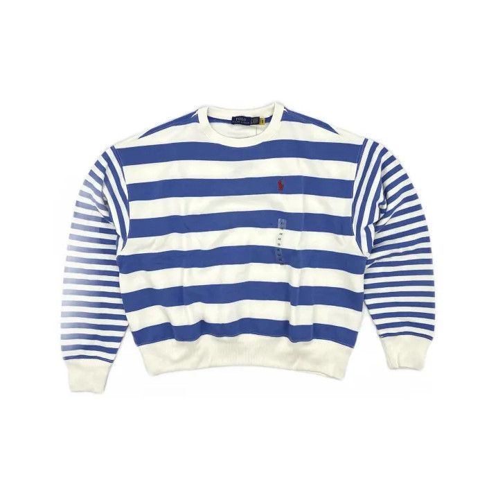 Polo Ralph Lauren Polo Ralph Lauren Unisex Wide Stripe Long Sleeve Sweatshirt Size US S / EU 44-46 / 1 - 2 Thumbnail