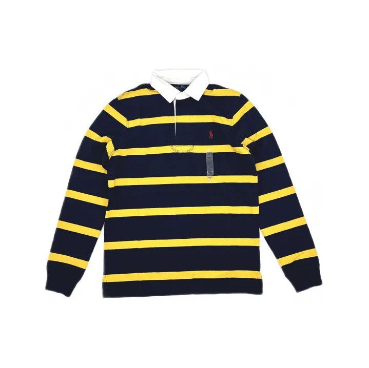 Polo Ralph Lauren Polo Ralph Lauren Striped Collar Long Sleeve T-Shirt Size US M / EU 48-50 / 2 - 2 Thumbnail