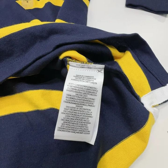 Polo Ralph Lauren Polo Ralph Lauren Striped Collar Long Sleeve T-Shirt Size US M / EU 48-50 / 2 - 4 Thumbnail
