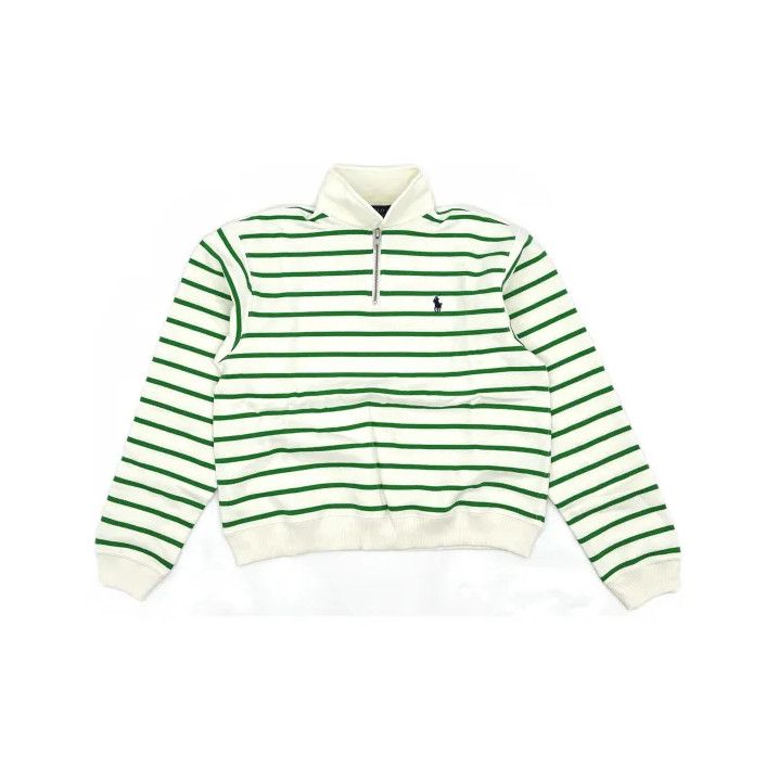 Polo Ralph Lauren Polo Ralph Lauren Half-Zip Striped Sweatshirt Size US S / EU 44-46 / 1 - 2 Thumbnail