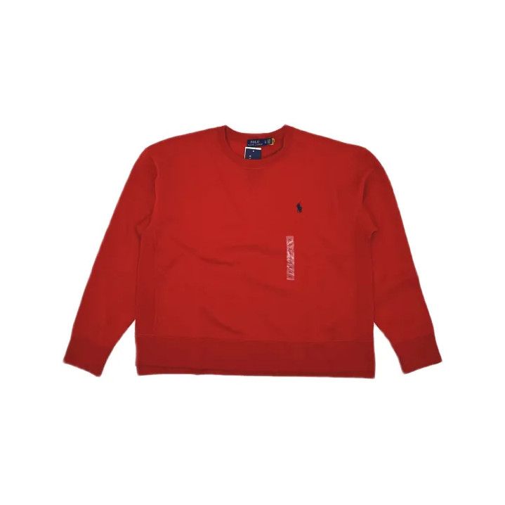 Polo Ralph Lauren Polo Ralph Lauren Solid Crewneck Casual Sweatshirt Size US XL / EU 56 / 4 - 2 Thumbnail