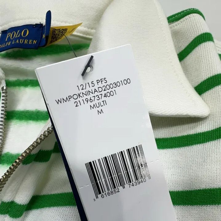 Polo Ralph Lauren Polo Ralph Lauren Half-Zip Striped Sweatshirt Size US M / EU 48-50 / 2 - 5 Thumbnail
