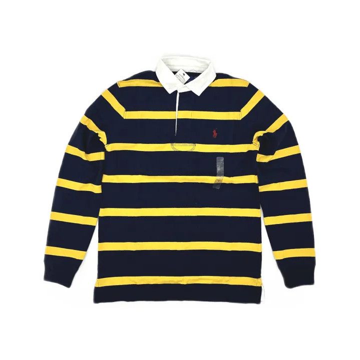 Polo Ralph Lauren Polo Ralph Lauren Striped Collar Long-Sleeve T-Shirt Size US M / EU 48-50 / 2 - 2 Thumbnail