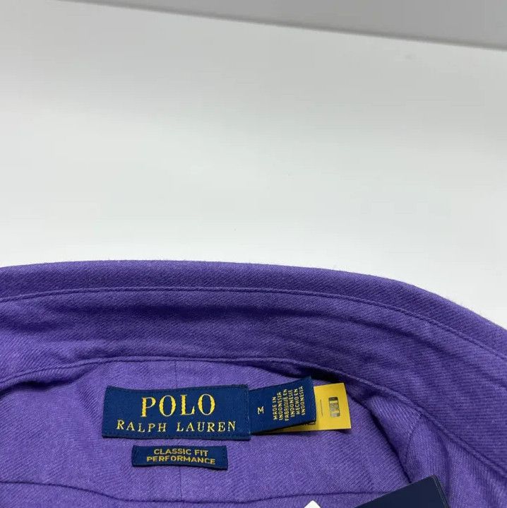 Polo Ralph Lauren Polo Ralph Lauren Men's Purple Long-Sleeve Button-Up Shirt Size US M / EU 48-50 / 2 - 5 Thumbnail
