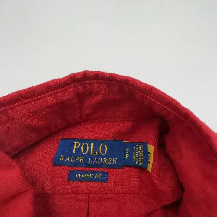 Polo Ralph Lauren Polo Ralph Lauren FW21 Logo Embroidered Oxford Shirt Size US S / EU 44-46 / 1 - 4 Thumbnail