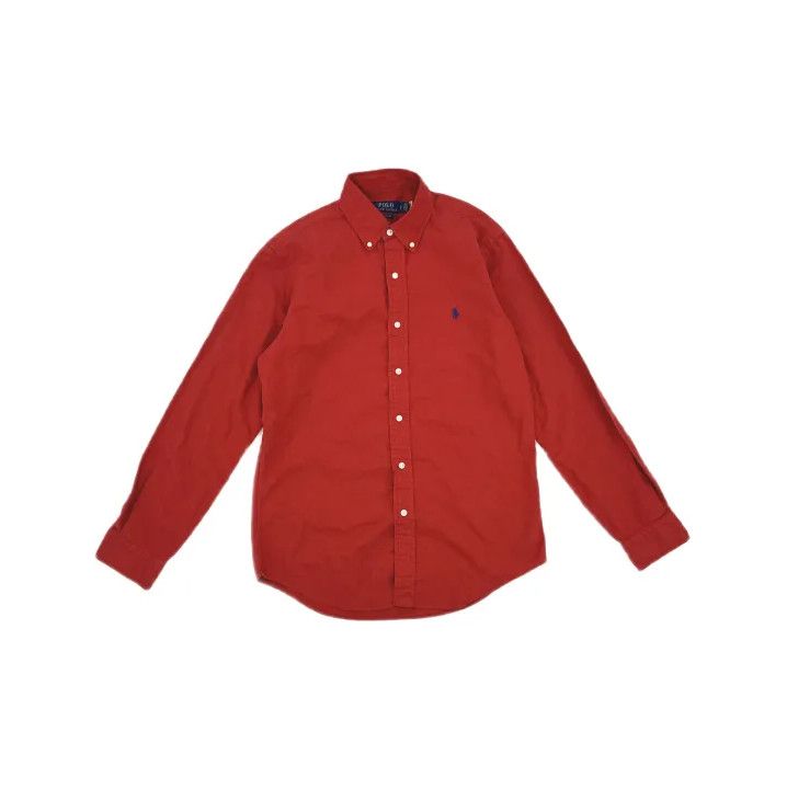 Polo Ralph Lauren Polo Ralph Lauren FW21 Logo Embroidered Oxford Shirt Size US S / EU 44-46 / 1 - 2 Thumbnail