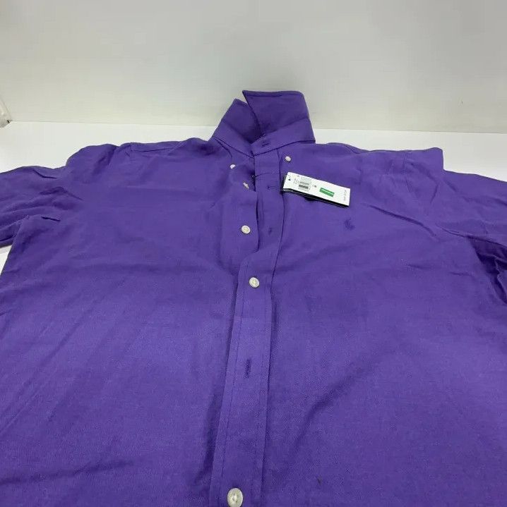 Polo Ralph Lauren Polo Ralph Lauren Purple Long-Sleeve Button-Up Shirt Size US M / EU 48-50 / 2 - 8 Thumbnail