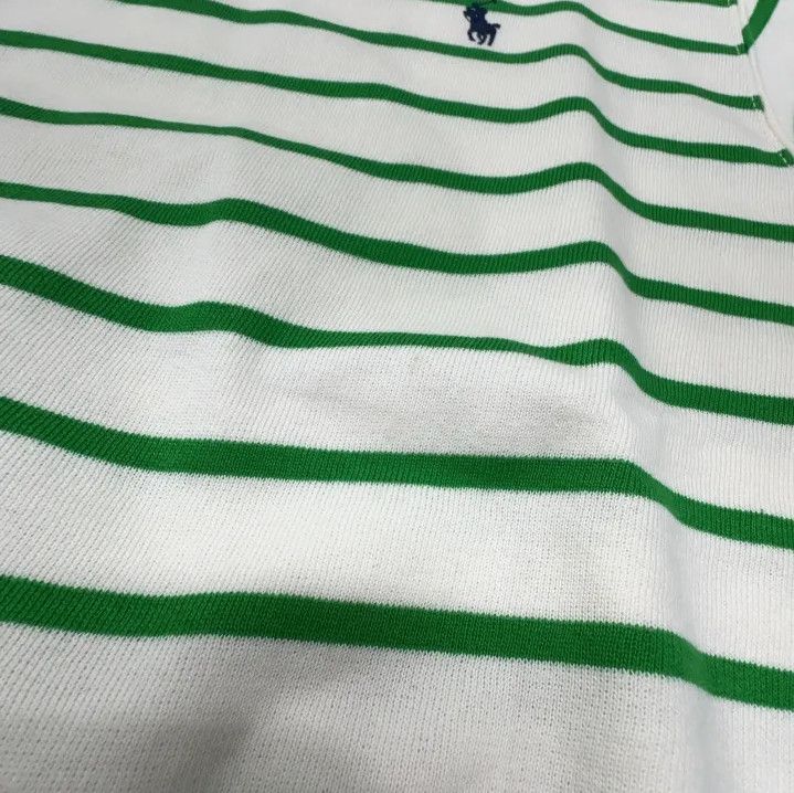 Polo Ralph Lauren Polo Ralph Lauren Unisex Half-Zip Striped Sweatshirt Size US M / EU 48-50 / 2 - 7 Thumbnail