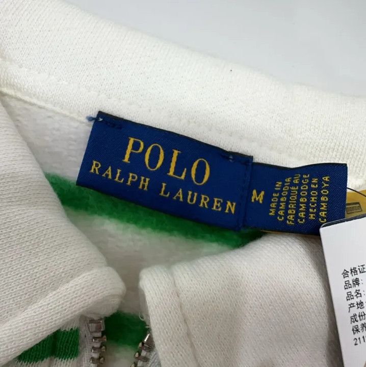 Polo Ralph Lauren Polo Ralph Lauren Unisex Half-Zip Striped Sweatshirt Size US M / EU 48-50 / 2 - 5 Thumbnail