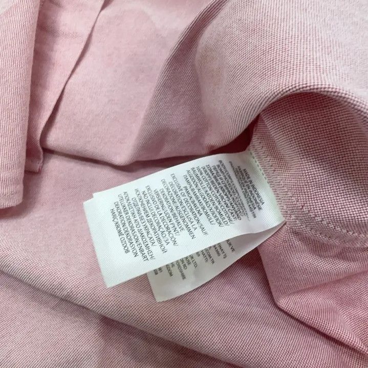 Polo Ralph Lauren Polo Ralph Lauren Pink Embroidered Logo Long-Sleeve Shirt Size US L / EU 52-54 / 3 - 6 Thumbnail