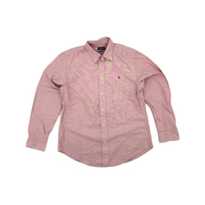 Polo Ralph Lauren Polo Ralph Lauren Pink Embroidered Logo Long-Sleeve Shirt Size US L / EU 52-54 / 3 - 2 Thumbnail