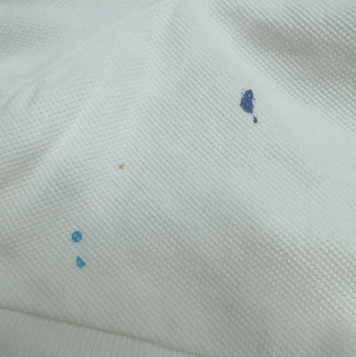 Polo Ralph Lauren Polo Ralph Lauren White Splatter Logo Polo Shirt Size US L / EU 52-54 / 3 - 10 Thumbnail