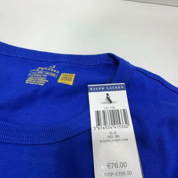 Polo Ralph Lauren Polo Ralph Lauren Logo Embroidered Long-Sleeve T-Shirt Size US XXL / EU 58 / 5 - 5 Thumbnail