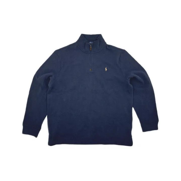 Polo Ralph Lauren Polo Ralph Lauren SS23 Half-Zip Logo Sweatshirt Size US XL / EU 56 / 4 - 2 Thumbnail