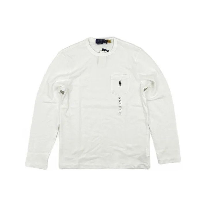 Polo Ralph Lauren Polo Ralph Lauren White Long-Sleeve T-Shirt Size US M / EU 48-50 / 2 - 2 Thumbnail