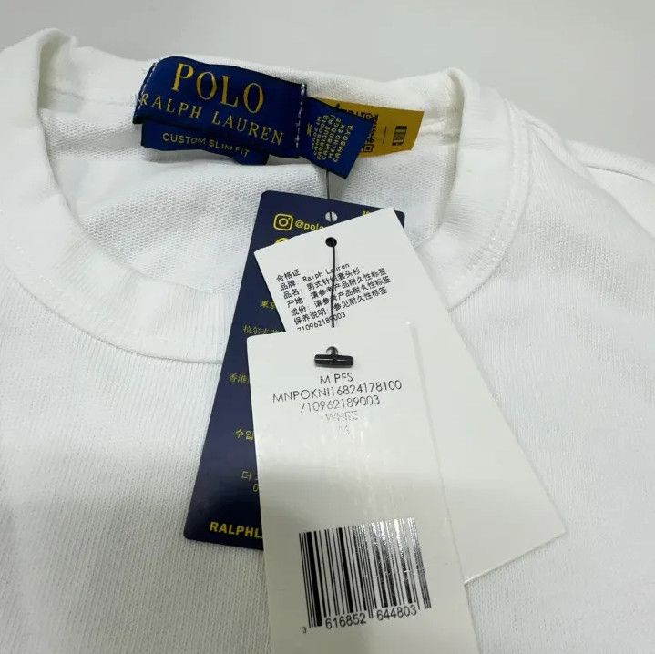Polo Ralph Lauren Polo Ralph Lauren White Long-Sleeve T-Shirt Size US M / EU 48-50 / 2 - 5 Thumbnail